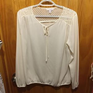 Cream colored dress shirt